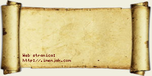 Janko Đaković vizit kartica